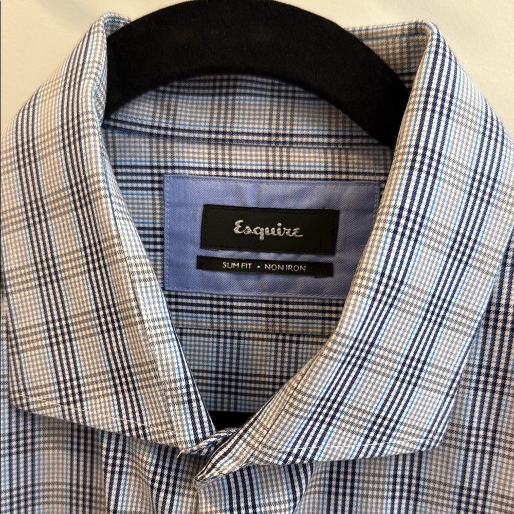 Blue Checkered Men's Shirt